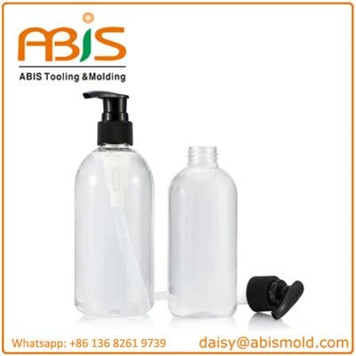 Lotion Soap Gel Packaging Flat Round Plastic Shampoo Bottle